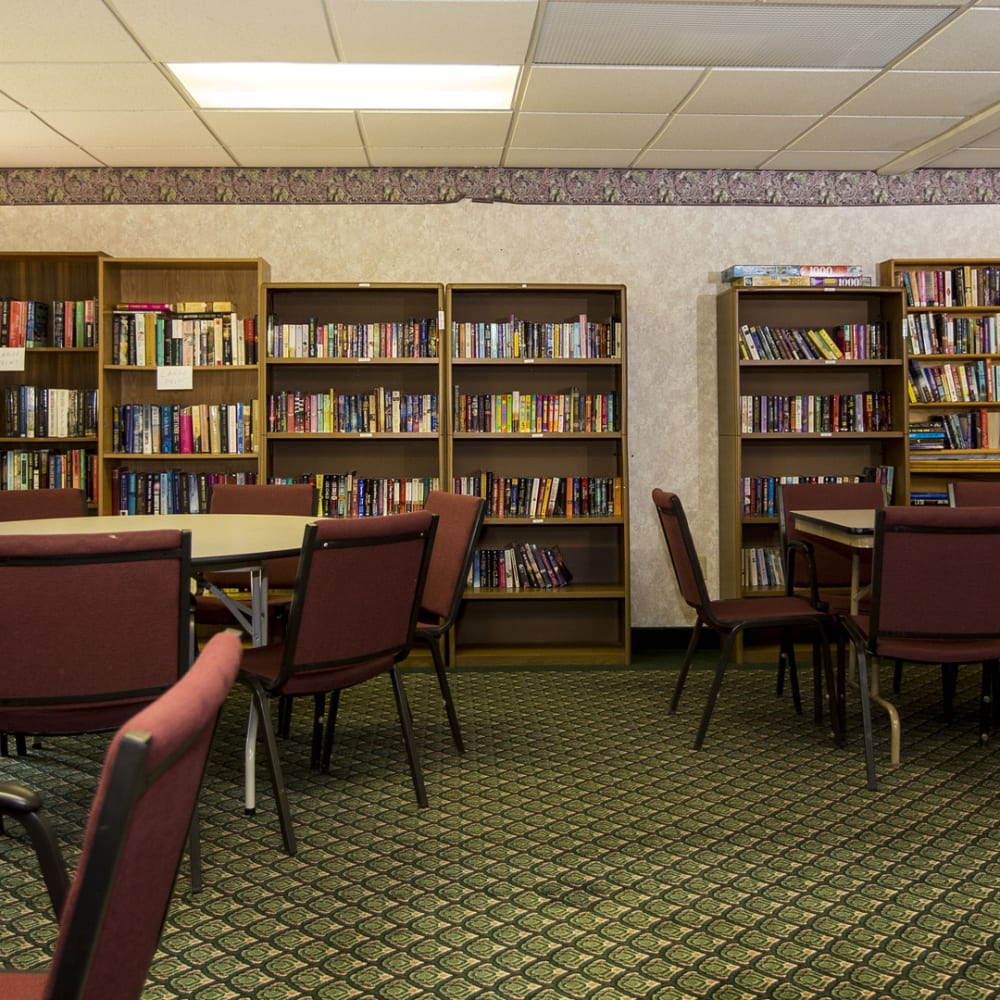 Community library at Perrytown Place in Pittsburgh, Pennsylvania