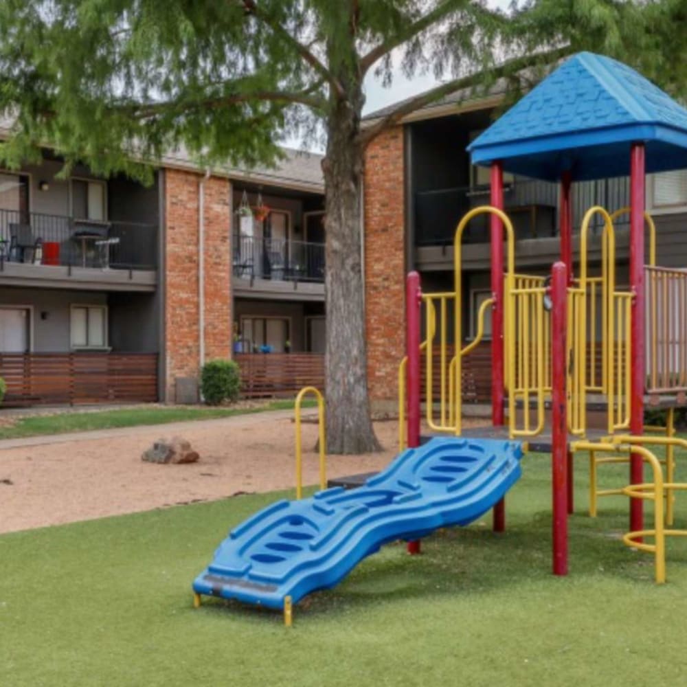 Childs playground at The Hampton on Jupiter in Dallas, Texas