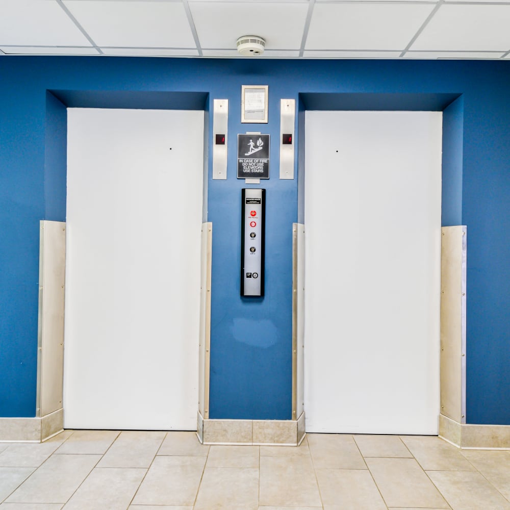 Elevators at Mable H Kehres Apartments in Monroe, Michigan