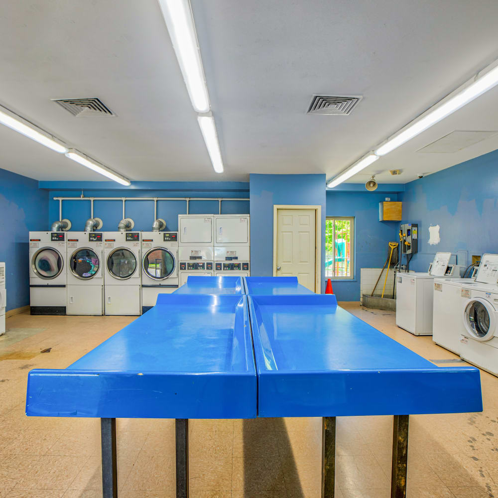 Laundry room at Bay Ridge Gardens in Annapolis, Maryland