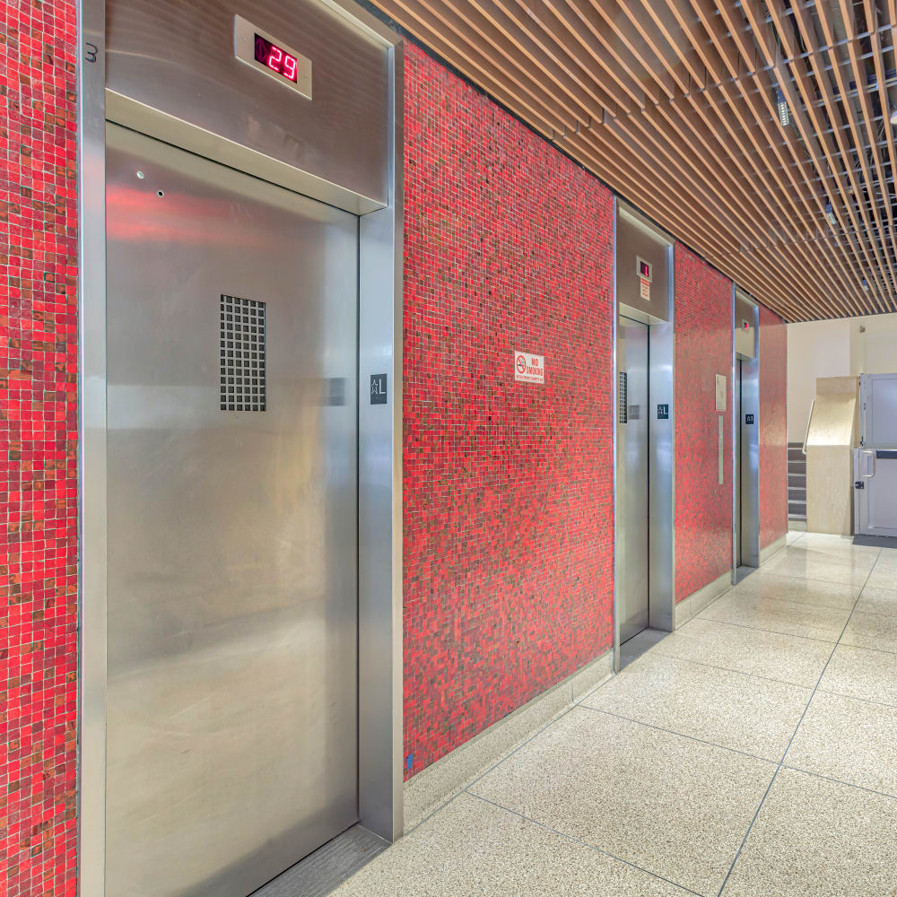 Elevators at Tower West Apartments in New York, New York