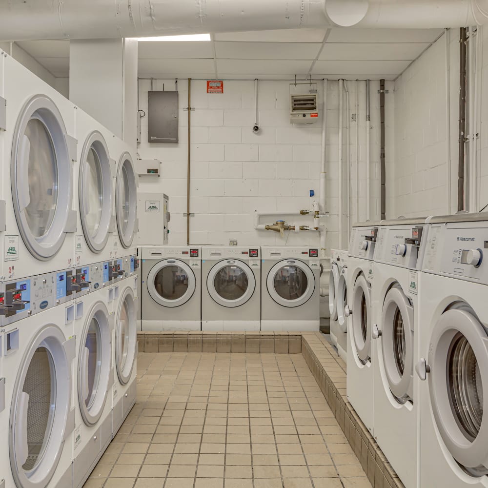 Laundry center at Tower West Apartments in New York, New York