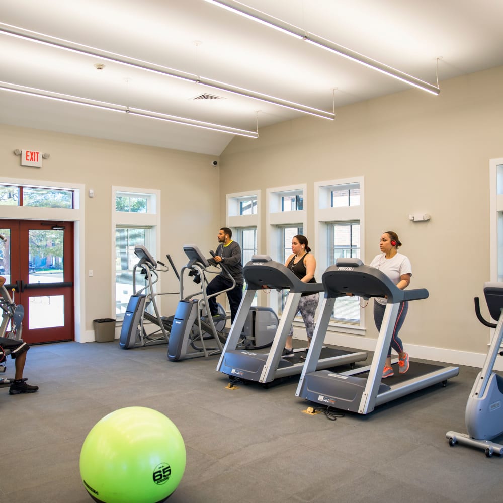 Fitness center at Squire Village in Manchester, Connecticut