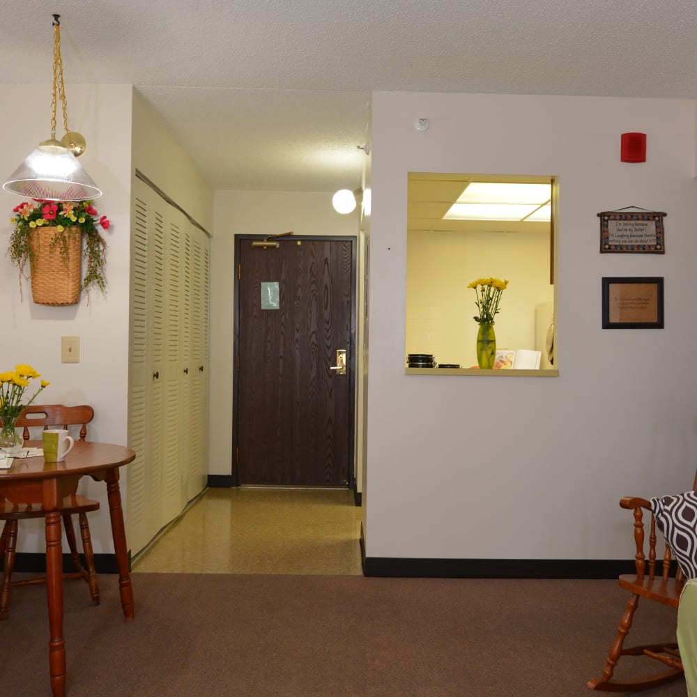 Model apartment at Canton Towers in Canton, Ohio