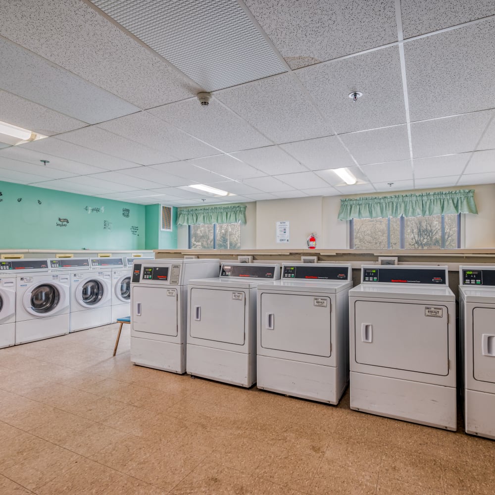 Laundry Room at Cambridge Towers in Detroit, Michigan