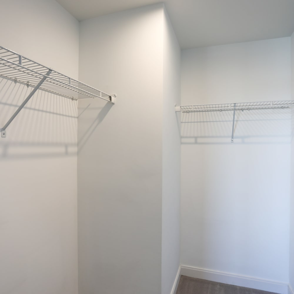 Spacious closets at Metro Green Terrace in Stamford, Connecticut