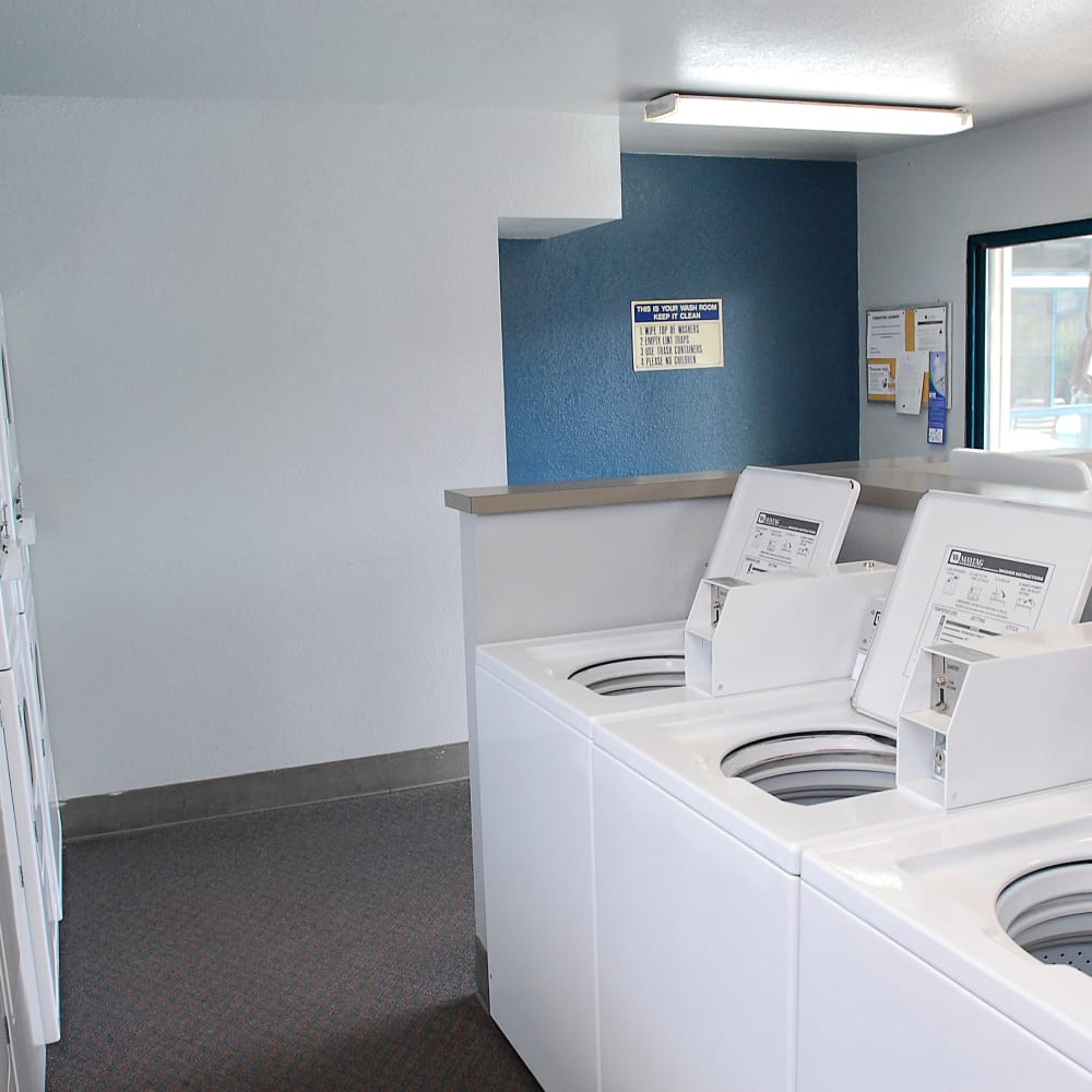 Laundry center at Temescal in Davis, California