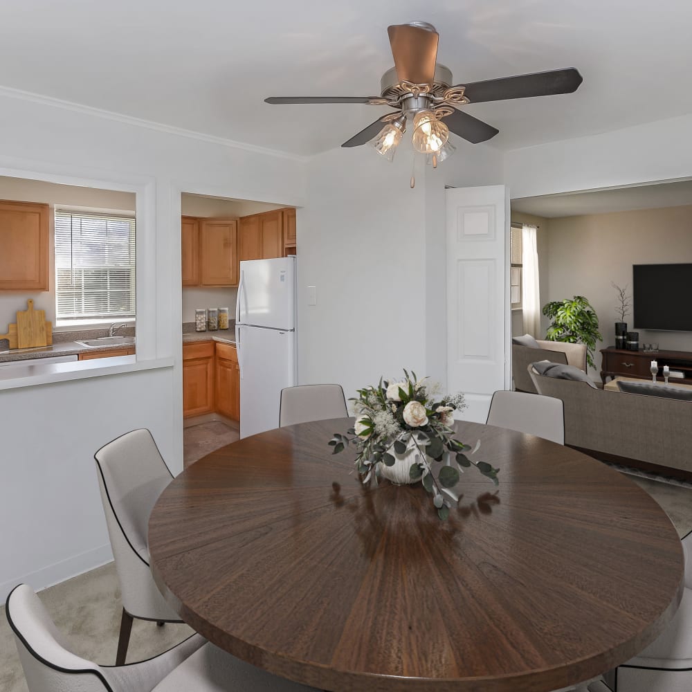 Dining area at Woodacres Apartment Homes in Claymont, Delaware