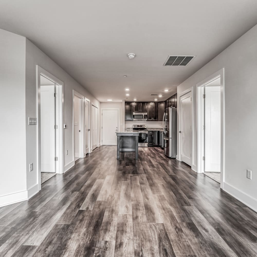 Kitchen at Fox Plan Apartments, Monroeville, Pennsylvania