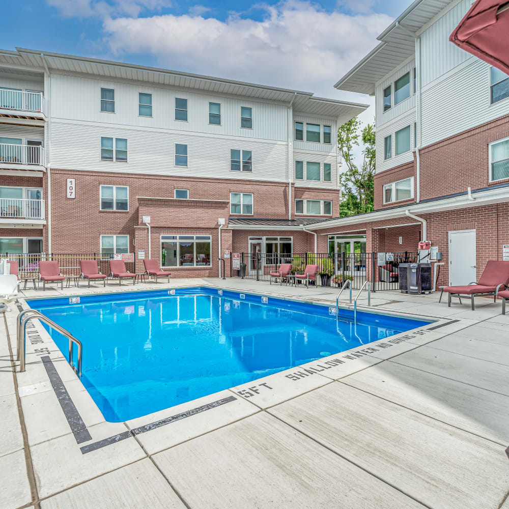 Swimming Pool at Fox Plan Apartments, Monroeville, Pennsylvania