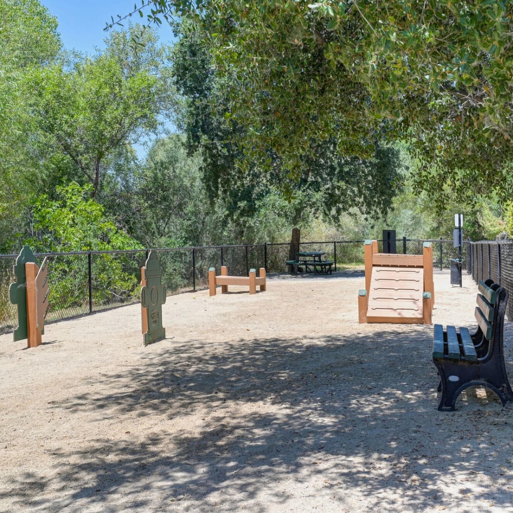Dog park at Vineyards at Valley View in El Dorado Hills, California