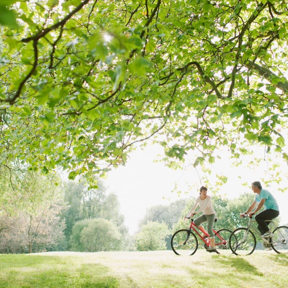 Residents out for a bike ride near The Lyle in Fort Walton Beach, Florida