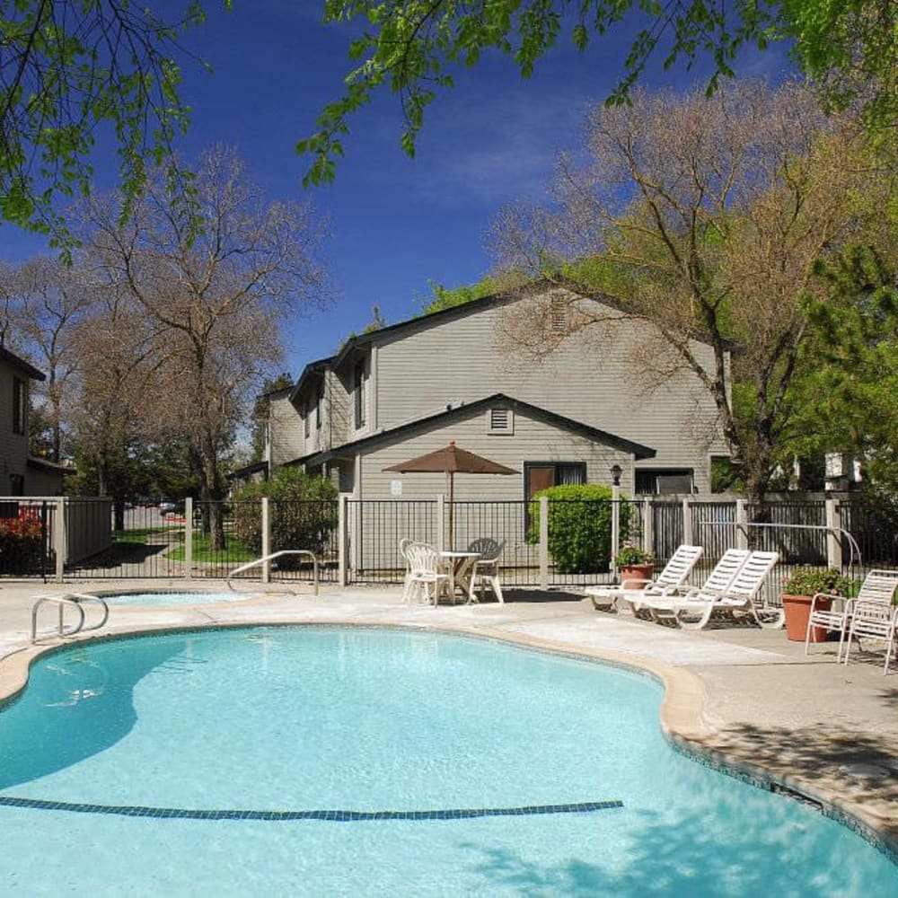 Swimming pool at Pepperwood in Davis, California