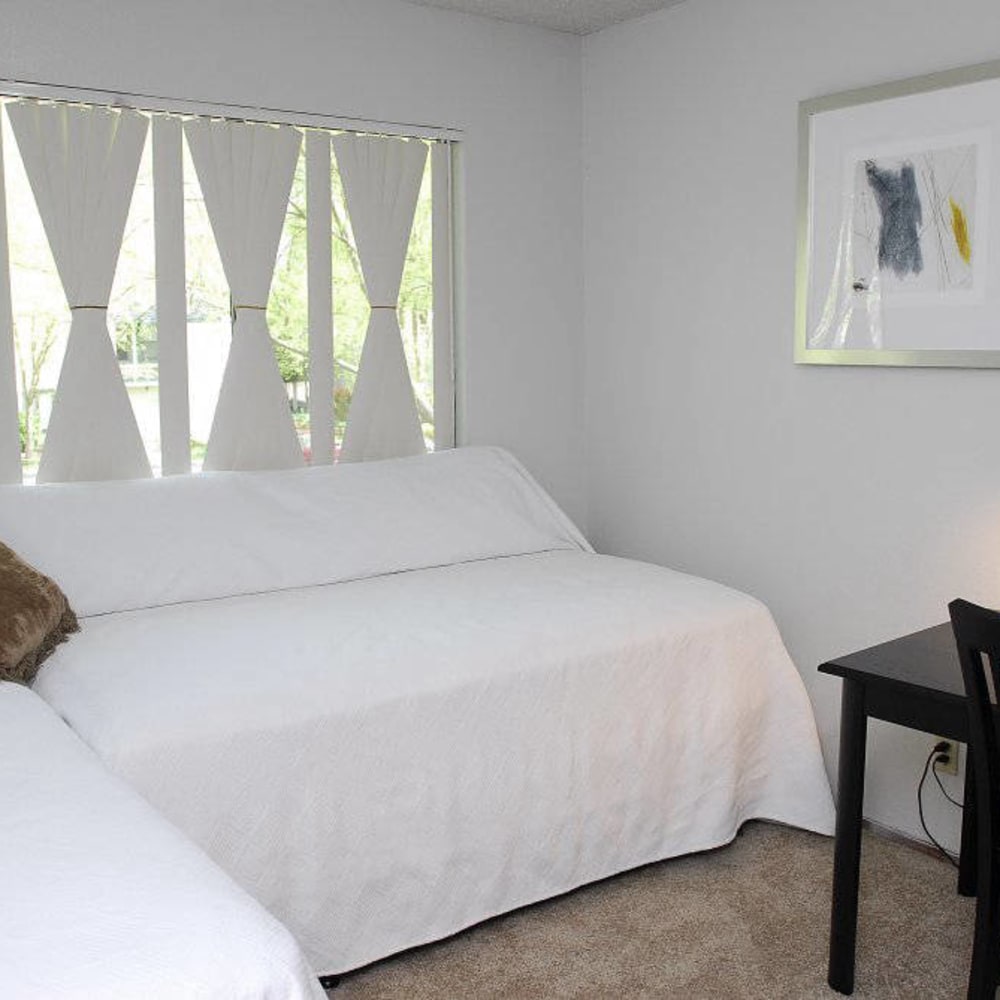 Bedroom at Pepperwood in Davis, California