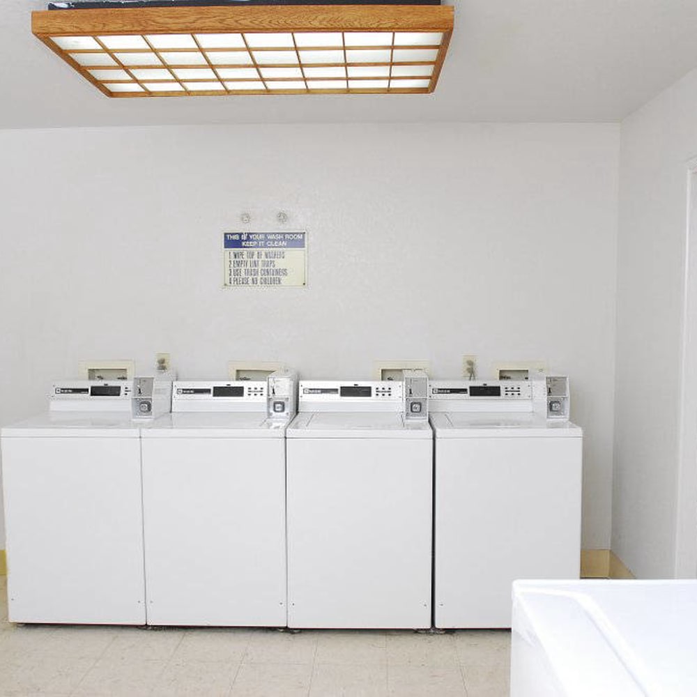 Laundry center at Pepperwood in Davis, California