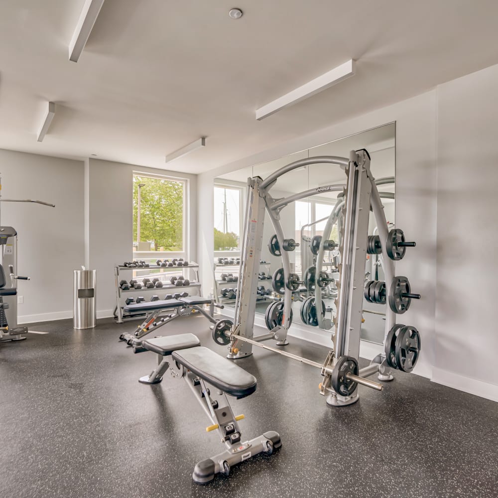 Fitness Equipment at The Docks, New London, Connecticut