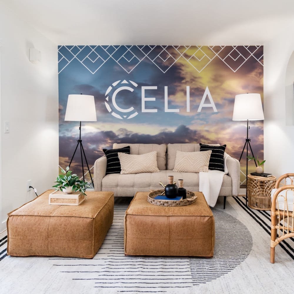 Large living space at Celia in Phoenix, Arizona