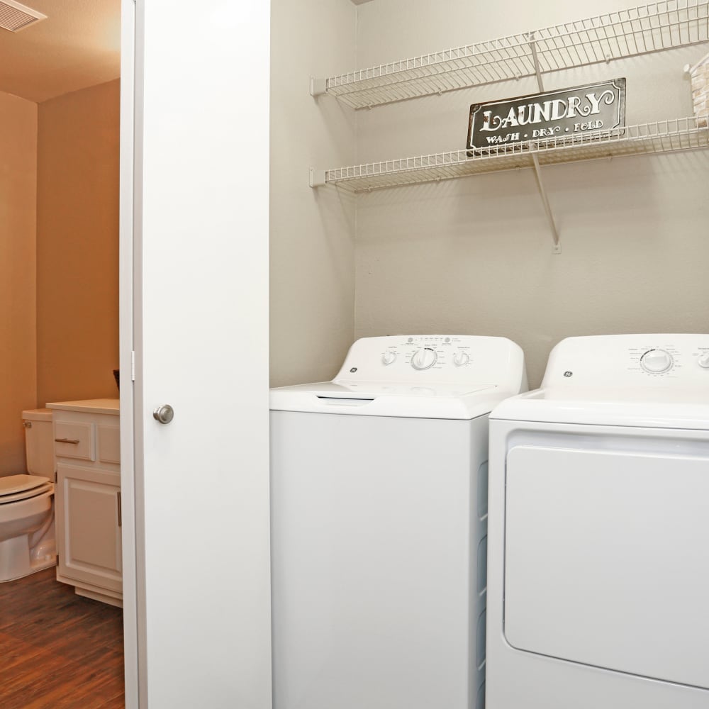 In-home laundry at Greenback Ridge in Citrus Heights, California