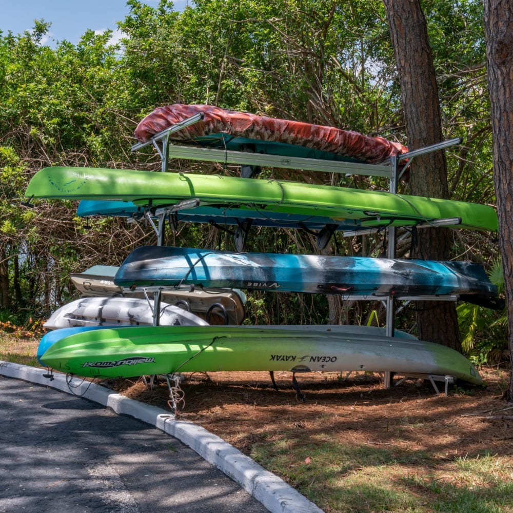 Lake boats at Lakeview at Palm Harbor in Palm Harbor, Florida