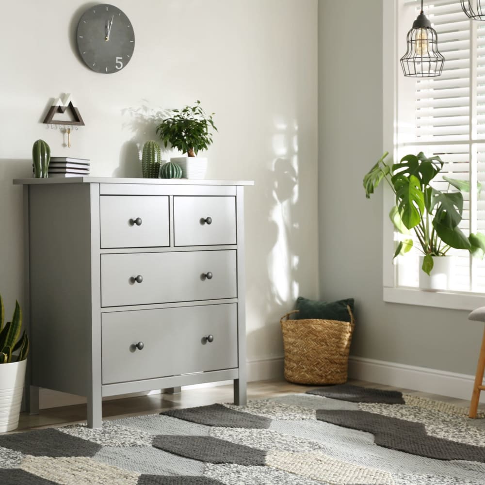 Dresser in a bedroom at Castle View in Atwater, California