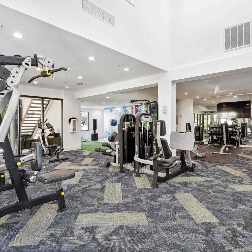 Fitness center at Jade Scottsdale in Scottsdale, Arizona