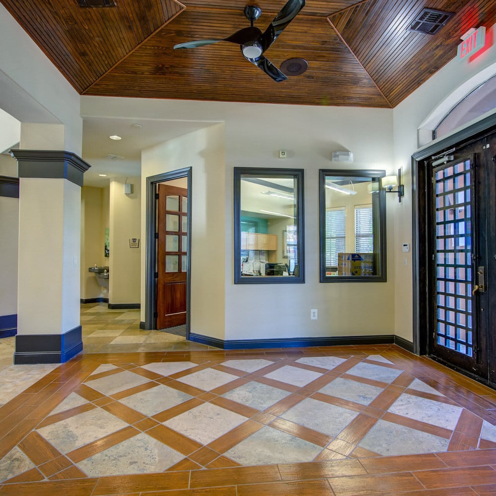 Articulate finishes in the clubhouse at Estates at Canyon Ridge in San Antonio, Texas