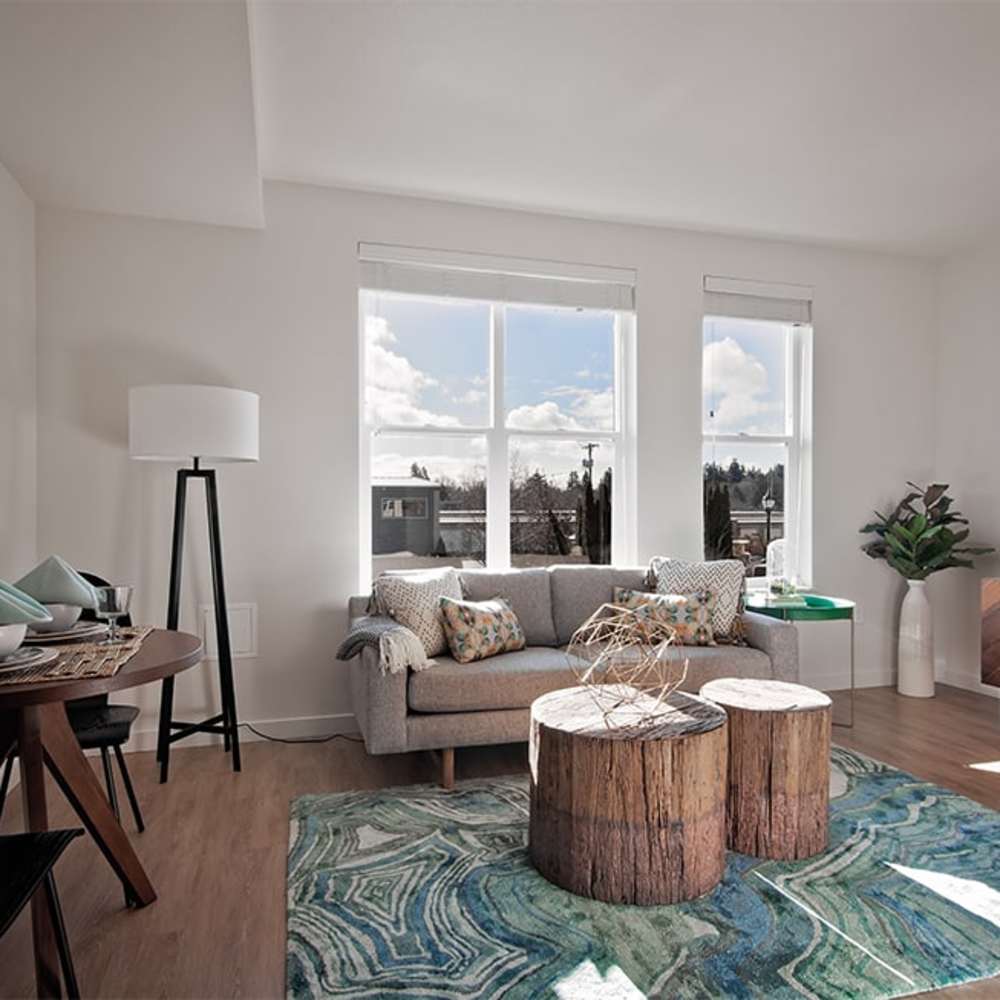Sunny window in a home at Attwell Off Main in Tigard, Oregon