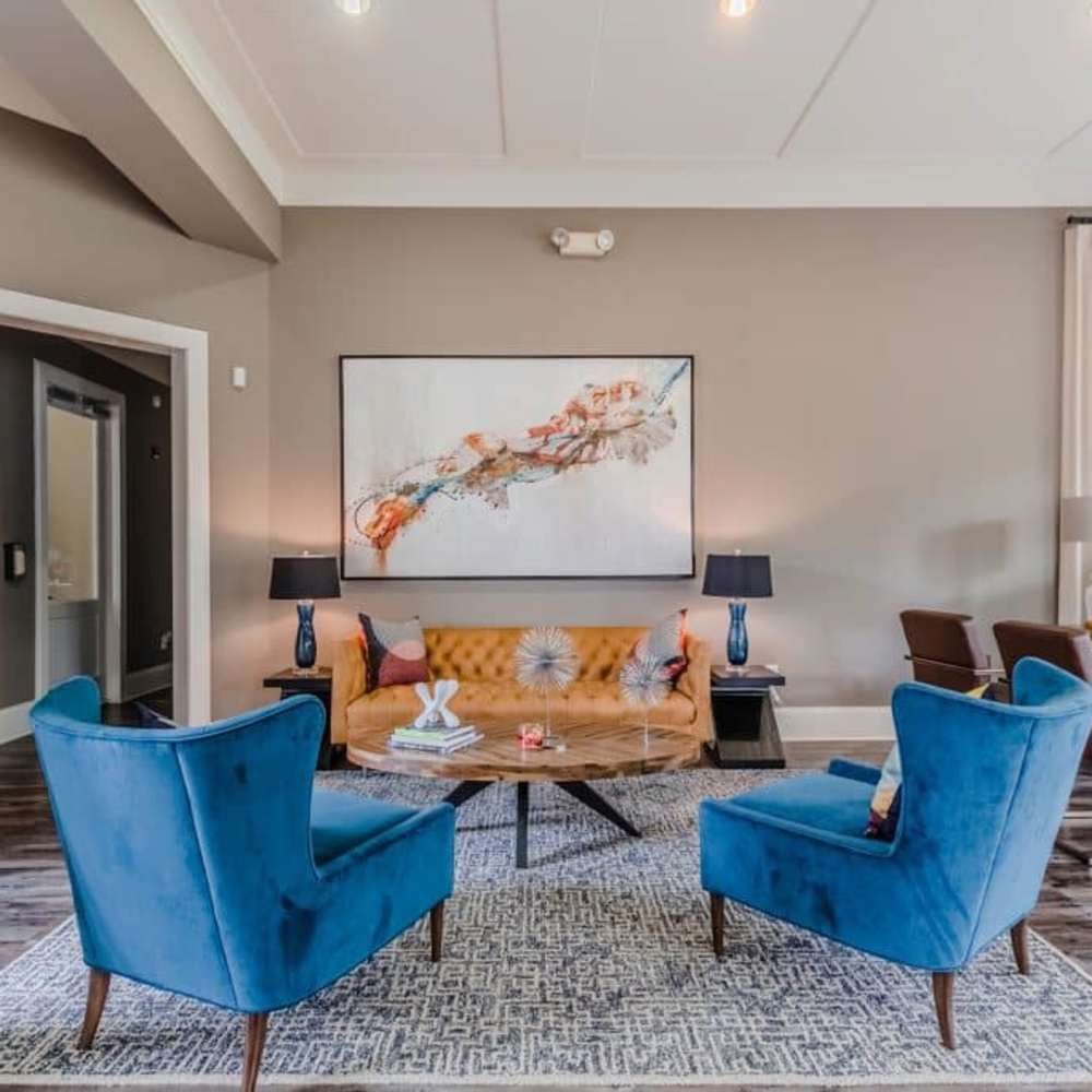 Inside the clubhouse at Urban House in Dallas, Texas
