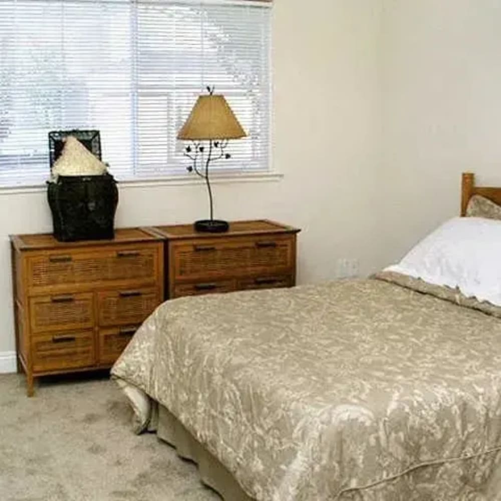 Bedroom at Torcello Apartments in Stockton, California