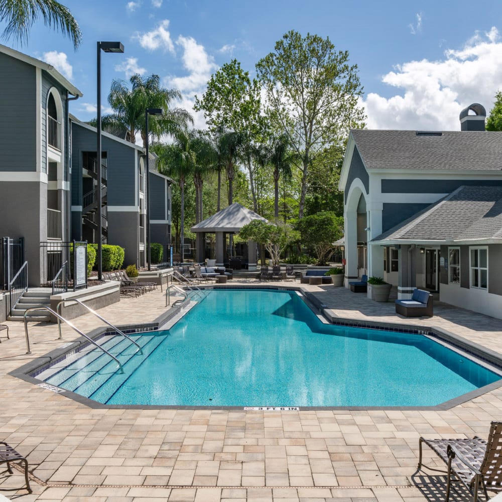 Resort-style swimming pool at Central Park in Altamonte Springs, Florida