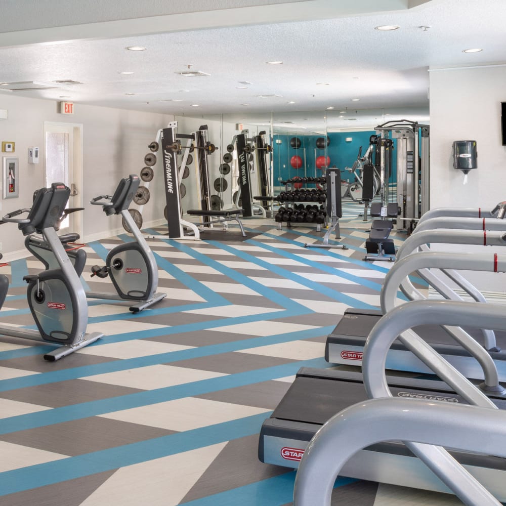 Fitness center at Central Park in Altamonte Springs, Florida