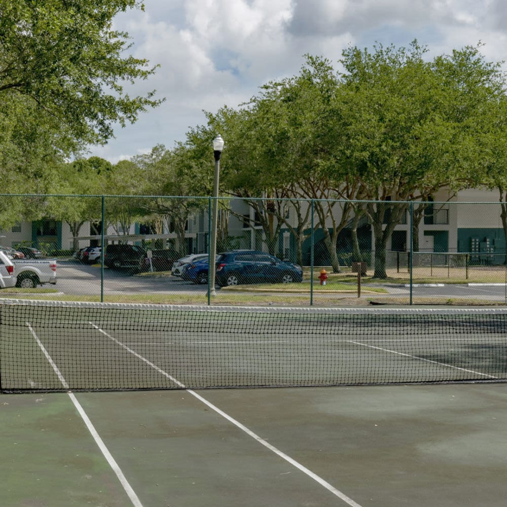 Tennis court at Aspire at Gateway in Pinellas Park, Florida