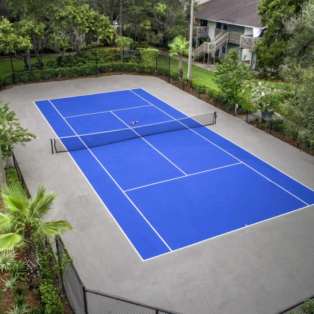 Tennis court at Stillwater Palms in Palm Harbor, Florida