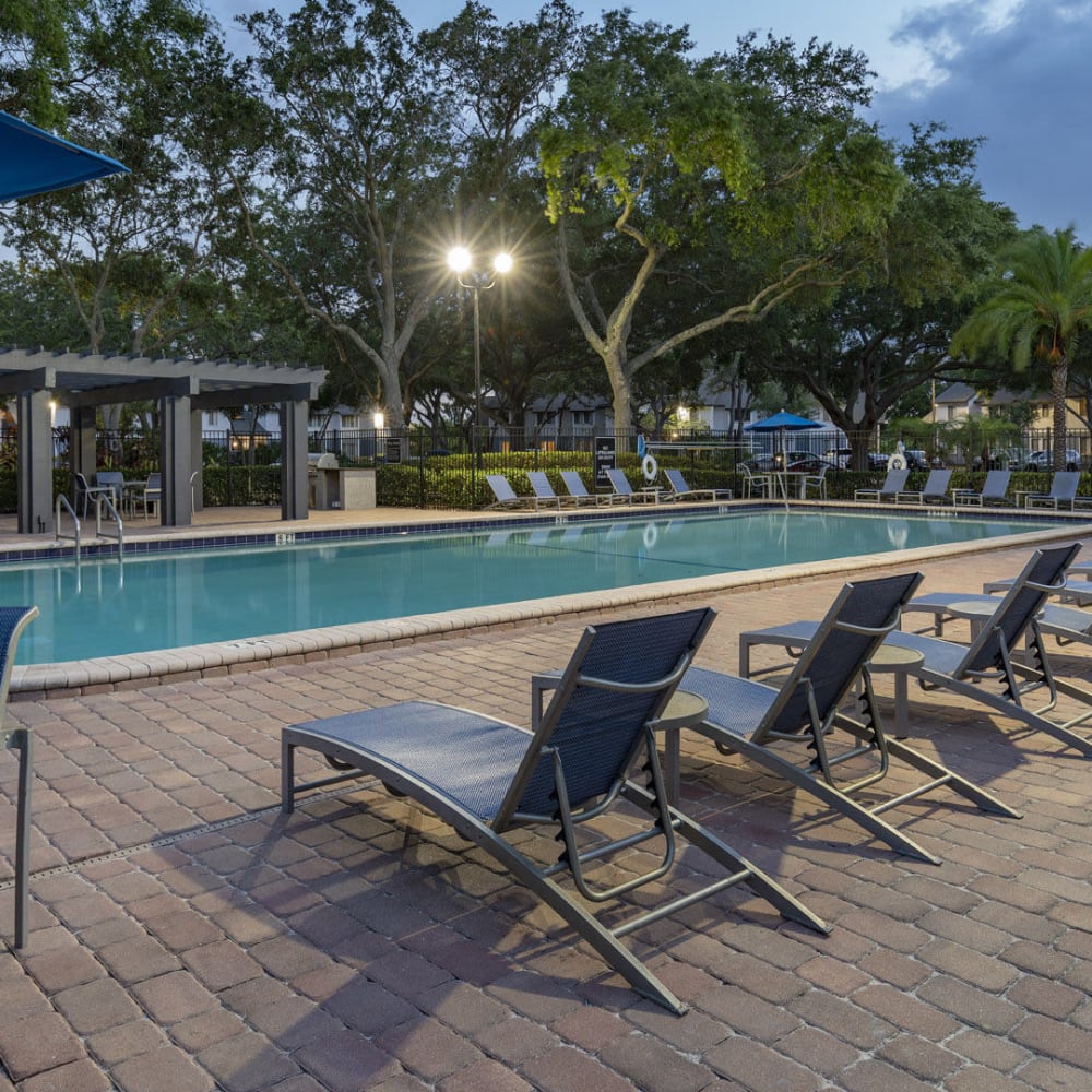Refreshing swimming pool at Lakeview at Palm Harbor in Palm Harbor, Florida
