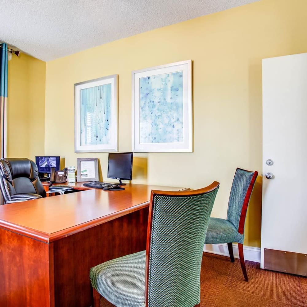 Office meeting area at Bayou Point in Pinellas Park, Florida