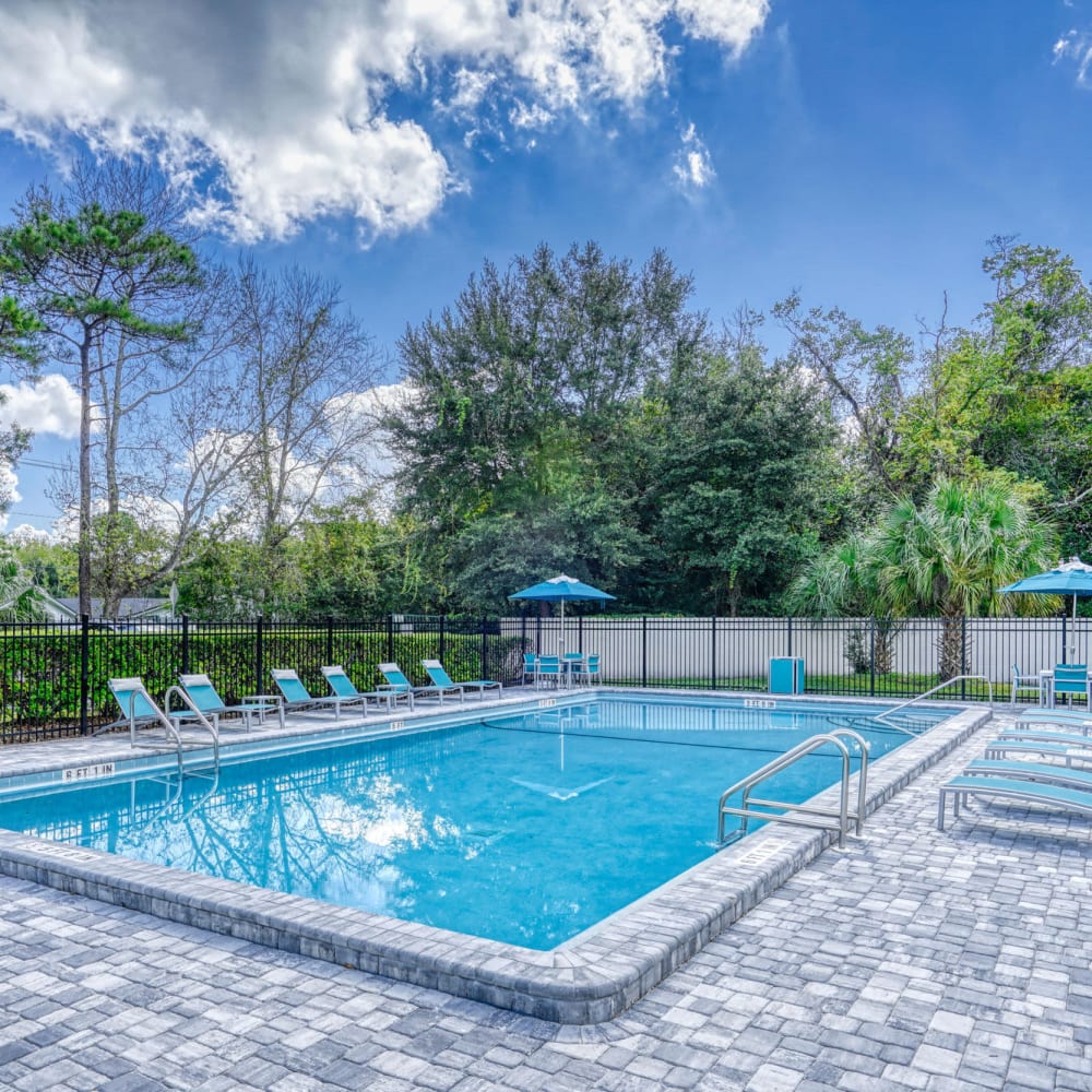 Swimming pool at Edge at Lakeside in Orange Park, Florida