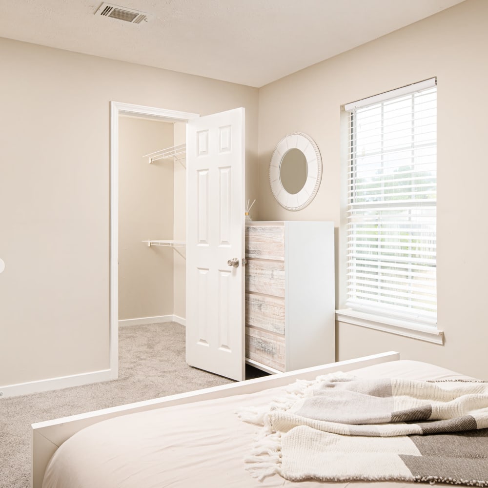 Large closets available in our bedrooms at Bradford Place Apartments in Byram, Mississippi