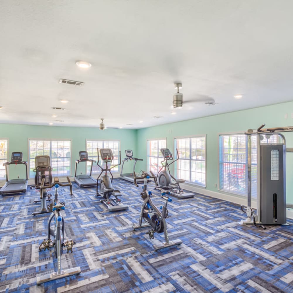 Fitness center at Spring Lake in Byram, Mississippi