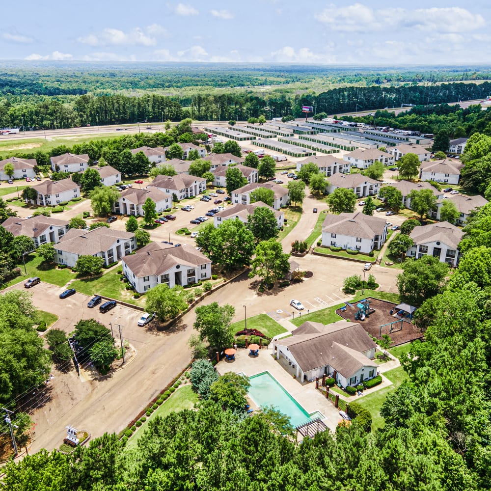An aerial view of Midsouth 301 in Jackson, Mississippi