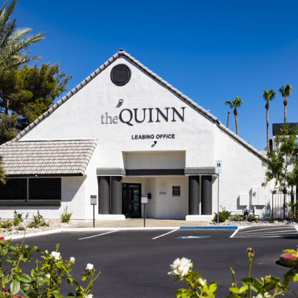 Exterior building of The Quinn in Las Vegas, Nevada