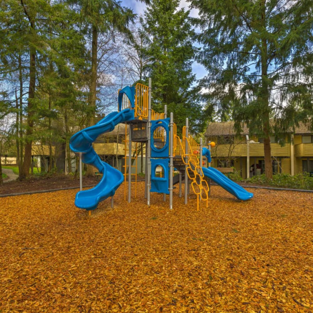 Child's playground at The Commons in Federal Way, Washington