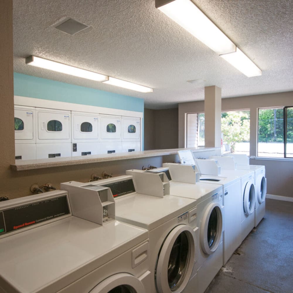 Laundry facilities with washers and dryers at Constellation in Renton, Washington