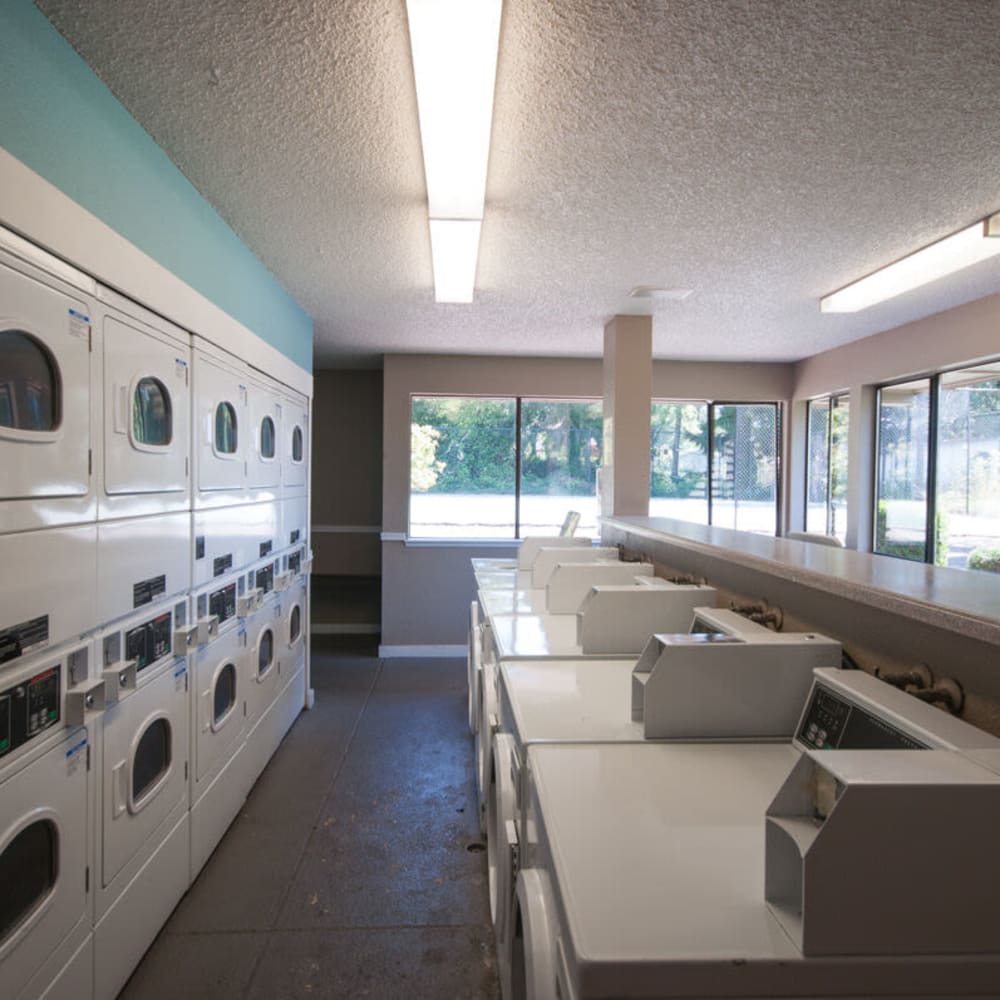 Community laundry facilities at Constellation in Renton, Washington