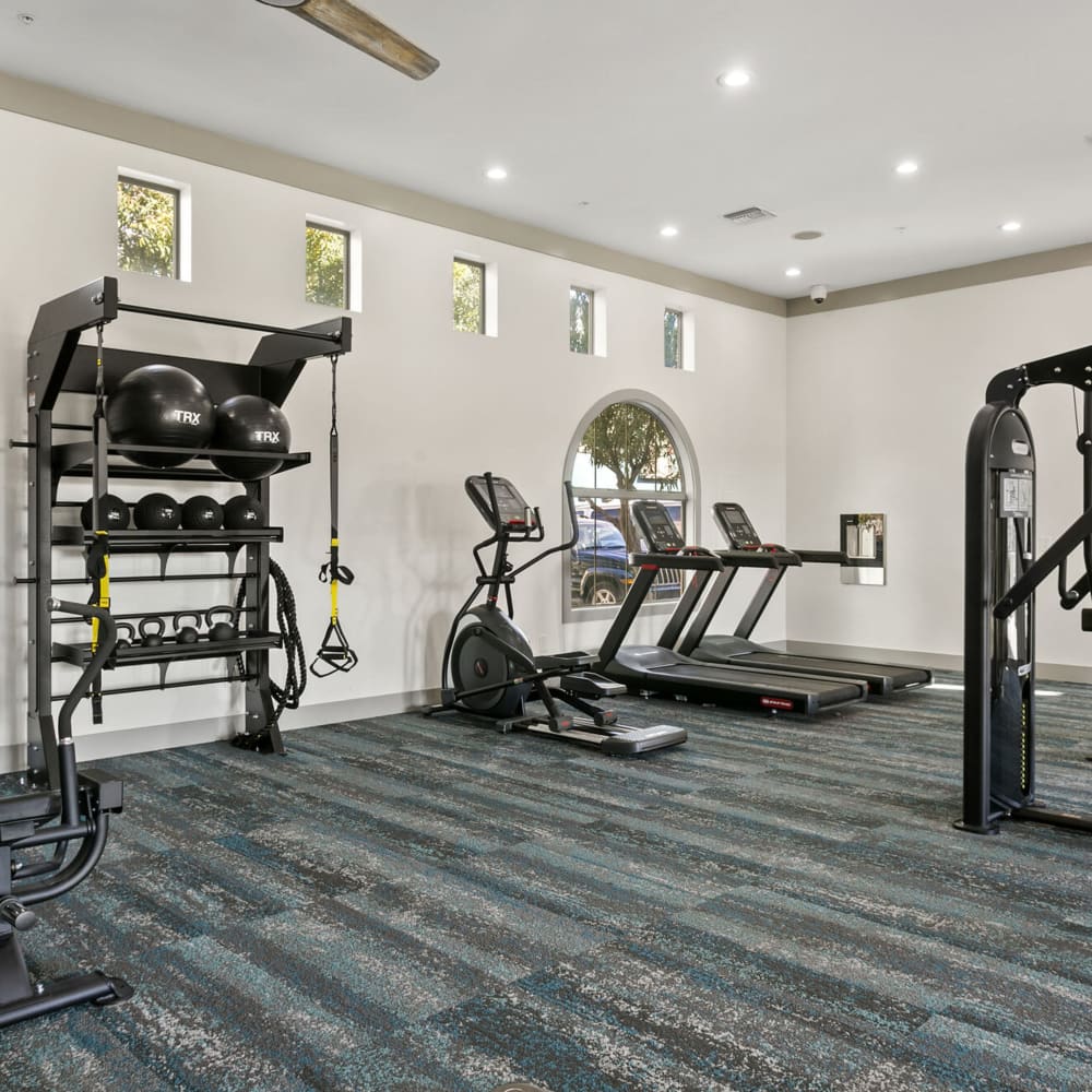 Fitness equipment at Townhomes at Kyrene in Tempe, Arizona