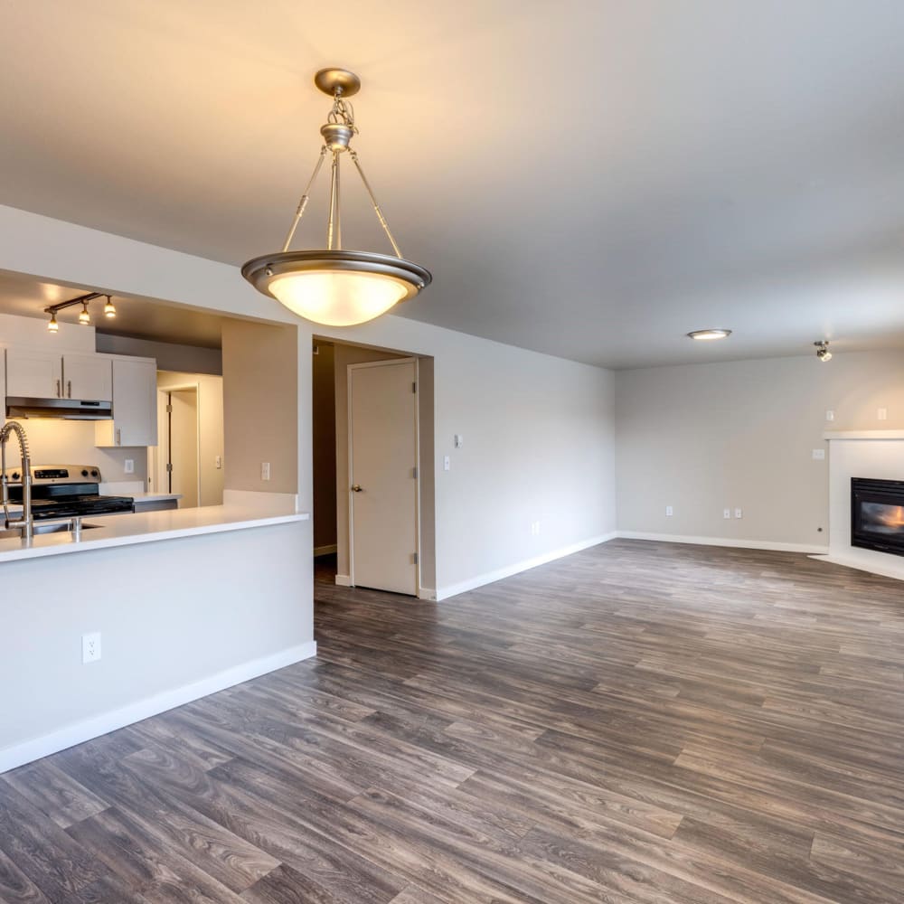 Living space at Townhomes at Mountain View in Puyallup, Washington