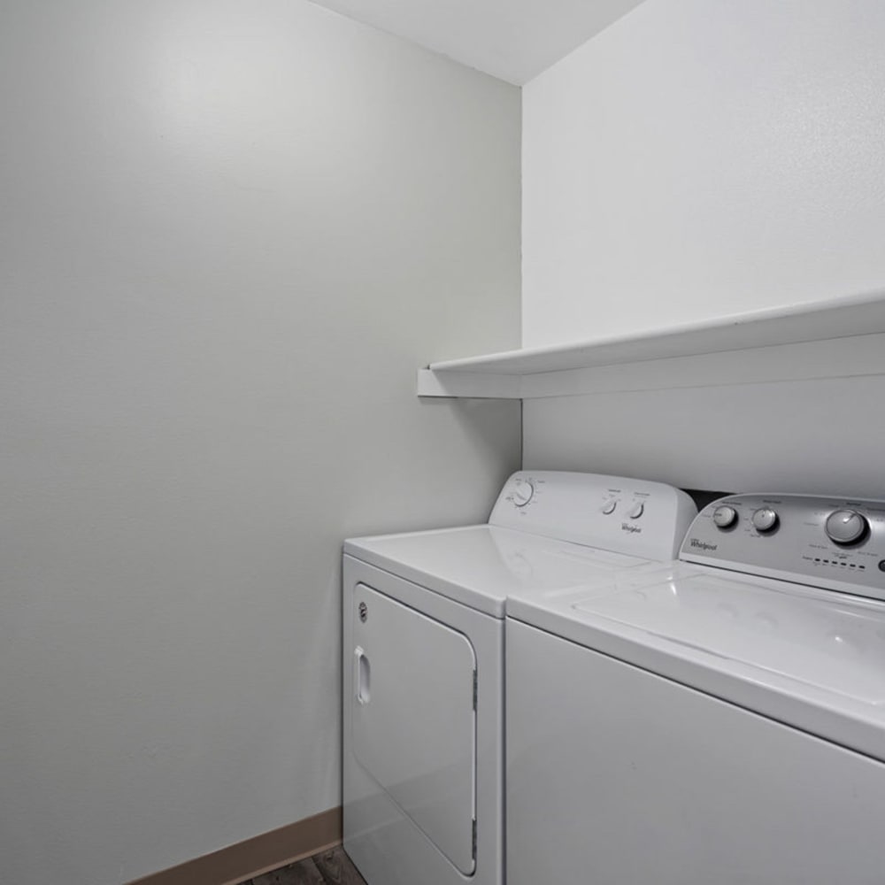 In-unit laundry at Falls at Hunter's Pointe in Sandy, Utah
