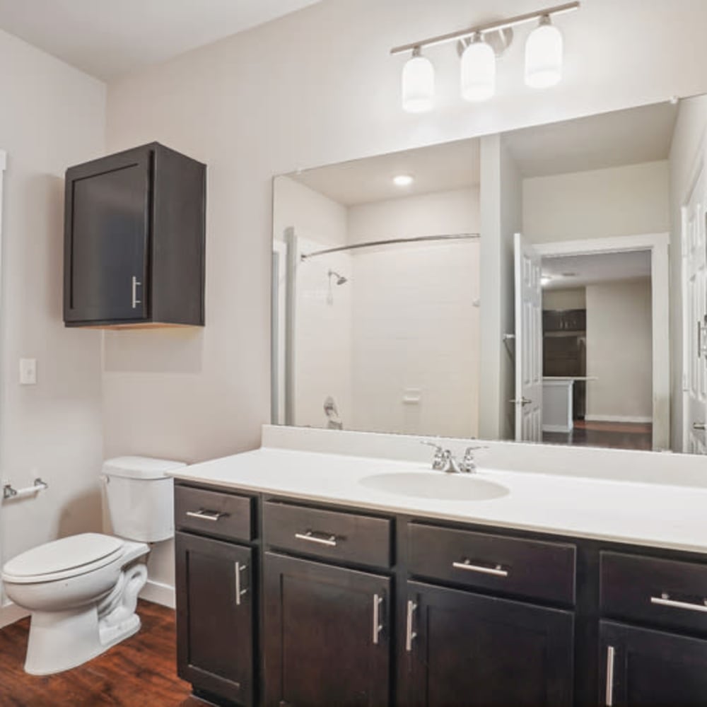 Bathroom at 4000 Hulen Apartments in Fort Worth, Texas 