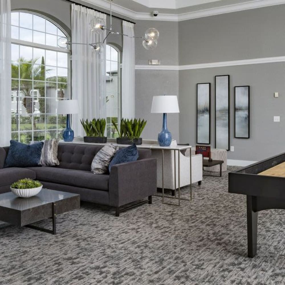 Comfy clubhouse at The Fairways at Lake Mary in Lake Mary, Florida