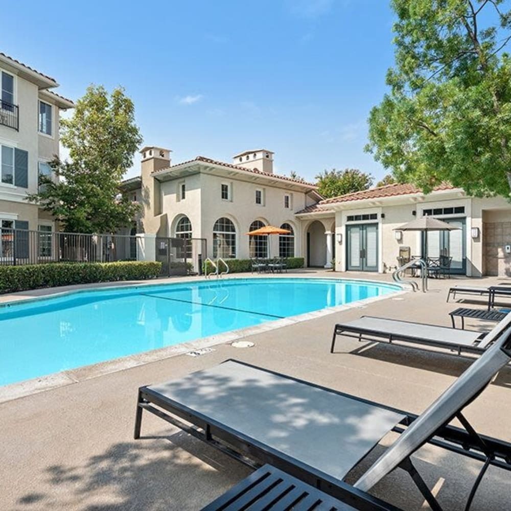 Relax by the poolside at Hidden Valley in Simi Valley, California