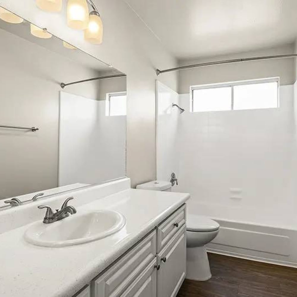 Clean bathrooms at Park Grove in Garden Grove, California